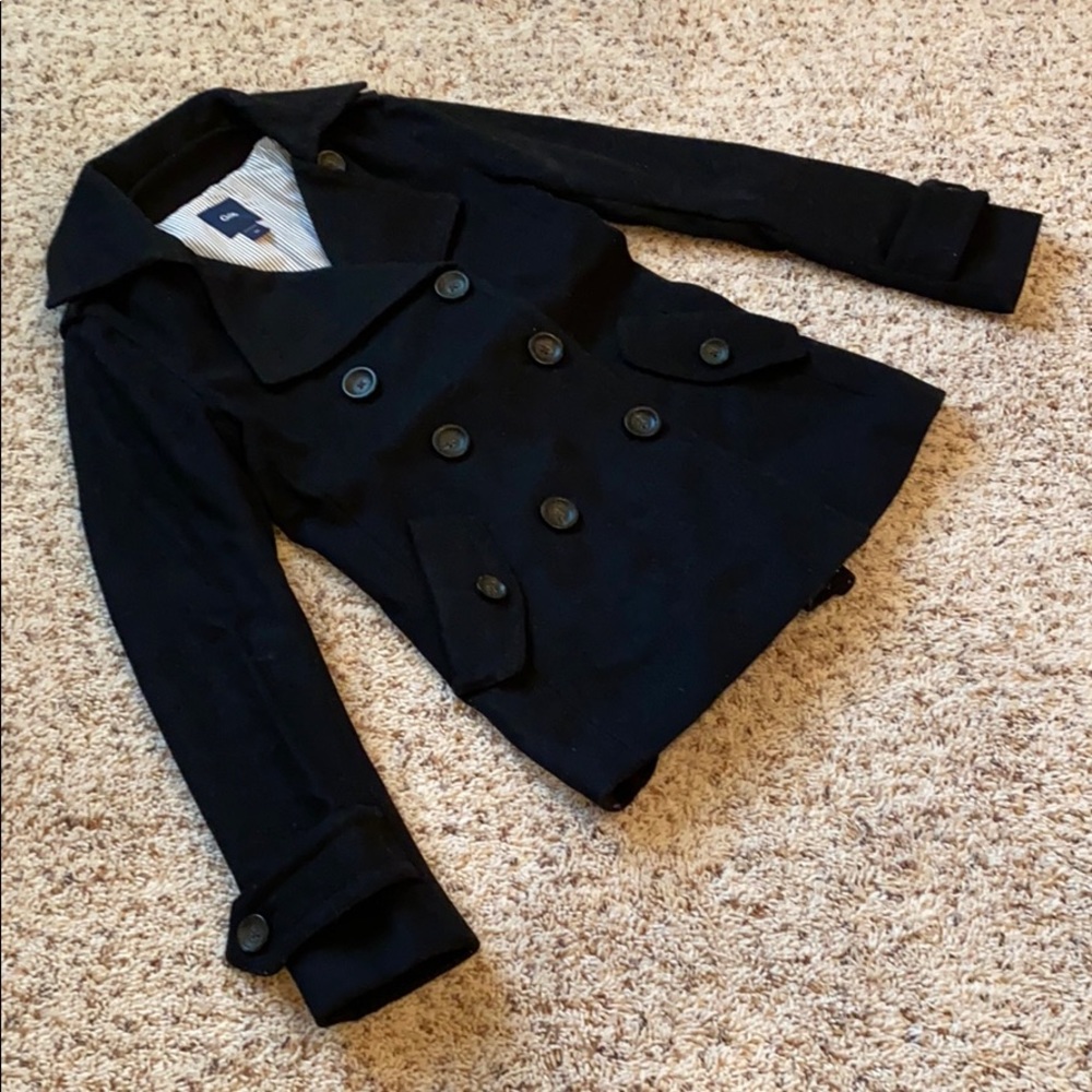 Gap brand black pea coat